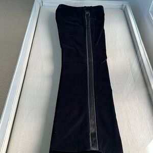 Tory Burch Navy Velvet Slacks